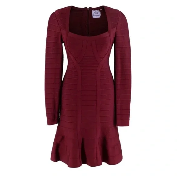 chinese dress ladies ICON SCOOP NECK MIDI DRESS – HERVÉ LÉGER